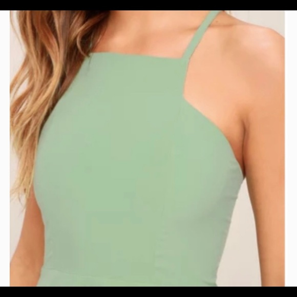 Lulus Dresses & Skirts - NWT Lulu’s call to charms green skater dress sz S